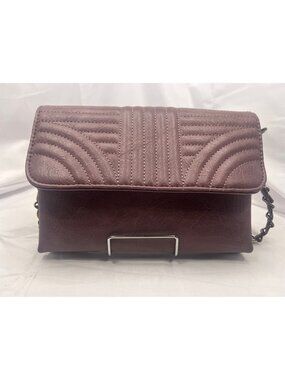 Sam & Hadley convertible crossbody bag in a pretty dusty mauve/plum color with a